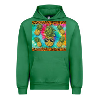 Emerald summer pineapple Urban Hoodie - BarkalooDesign