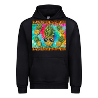 Foreset Green summer pineapple Urban Hoodie - BarkalooDesign
