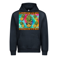 Navy summer pineapple Urban Hoodie - BarkalooDesign