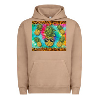 Pigment Burro summer pineapple Urban Hoodie - BarkalooDesign