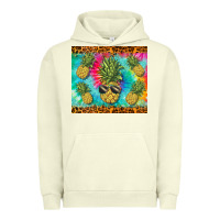 Pigment Pistachio summer pineapple Urban Hoodie - BarkalooDesign