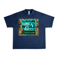 Navy the future of the world is in my classroom mousepad Urban Heavy Tee - BarkalooDesign