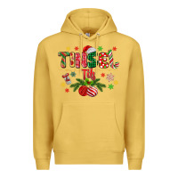 Antique Gold tinsel tits Premium Hoodie - MaliasSmallBusiness