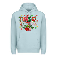 Blue Mist tinsel tits Premium Hoodie - MaliasSmallBusiness