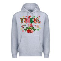 Heather Grey tinsel tits Premium Hoodie - MaliasSmallBusiness