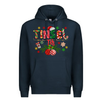 Navy tinsel tits Premium Hoodie - MaliasSmallBusiness