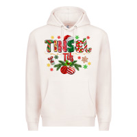 Pale Pink tinsel tits Premium Hoodie - MaliasSmallBusiness