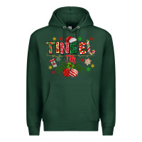 Sports Green tinsel tits Premium Hoodie - MaliasSmallBusiness