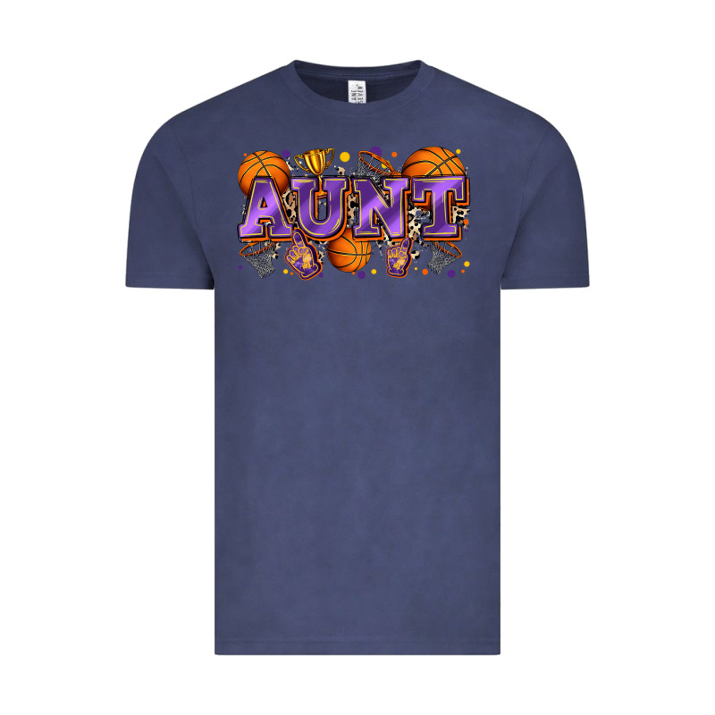 Aunt Basketball Vintage Tee by Zillion Design Studio | Teevron