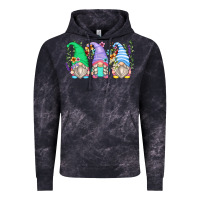 Cloud Black floral gnomes Vintage Hoodie - Zillion Design Studio