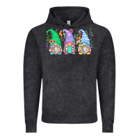 Vintage Black floral gnomes Vintage Hoodie - Zillion Design Studio