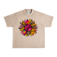 French Oak race  sunflower Urban Heavy Tee - Zillion Design Studio
