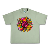 Oil Green race  sunflower Urban Heavy Tee - Zillion Design Studio