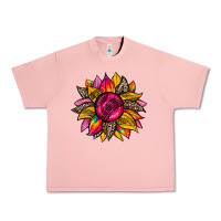 Salmon race  sunflower Urban Heavy Tee - Zillion Design Studio