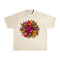 Sandshell race  sunflower Urban Heavy Tee - Zillion Design Studio