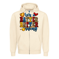Sandshell hey batter batter swing softball Zipper Hoodie - Jasminsmagicworld