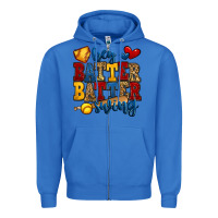 True Royal hey batter batter swing softball Zipper Hoodie - Jasminsmagicworld