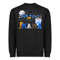 Black somebody's loud mouth volleyball mama Heavyweight Sweatshirt - Zillion Design Studio