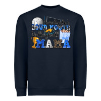 Navy somebody's loud mouth volleyball mama Heavyweight Sweatshirt - Zillion Design Studio