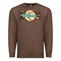 Chestnut softball mama Premium Sweatshirt - MaliasSmallBusiness