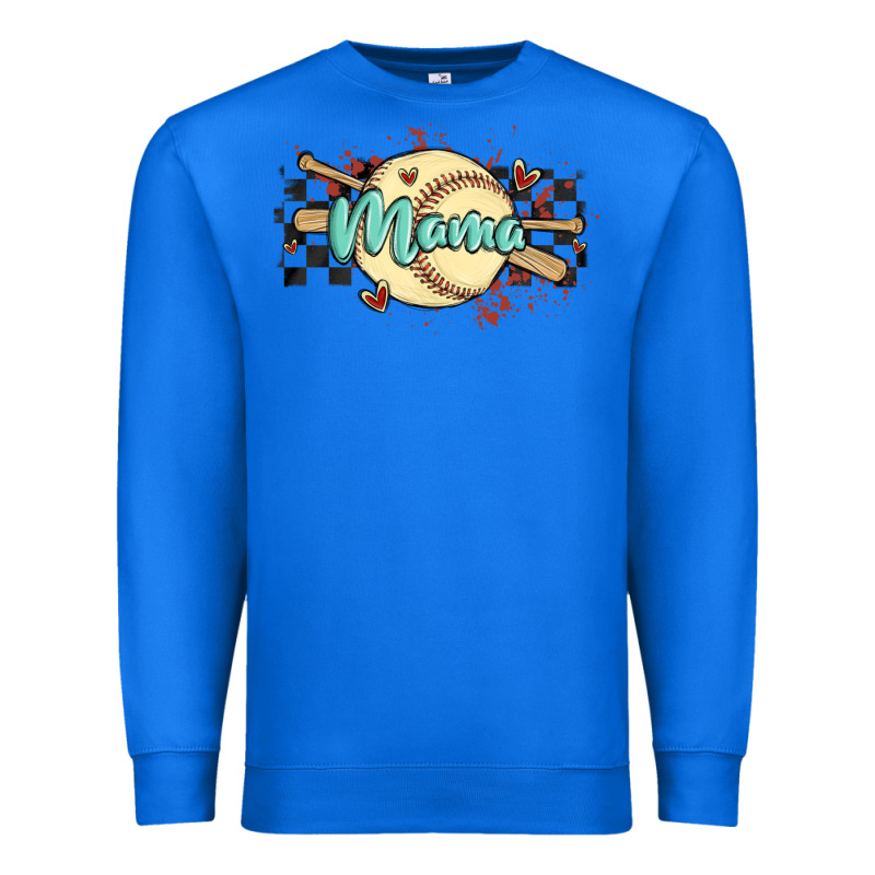 Softball Mama Premium Sweatshirt by MaliasSmallBusiness | Teevron