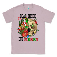 Lilac Dead İnside But Merry Human Skull Classic Tee - FaDigitalArtStudio