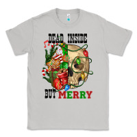 Moon Dust Dead İnside But Merry Human Skull Classic Tee - FaDigitalArtStudio