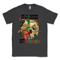 Smoke Dead İnside But Merry Human Skull Classic Tee - FaDigitalArtStudio