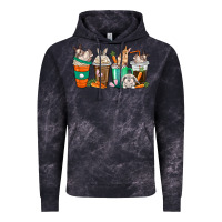 Cloud Black rabbit coffee cups Vintage Hoodie - texasbilliewilder