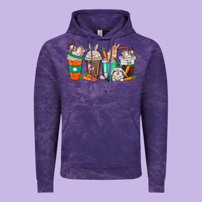 Vintage Hoodie rabbit coffee cups