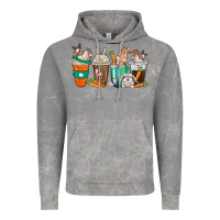 Cloud Rock rabbit coffee cups Vintage Hoodie - texasbilliewilder