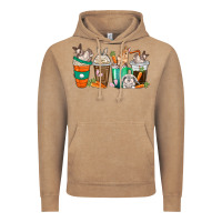 Vintage Coffee rabbit coffee cups Vintage Hoodie - texasbilliewilder