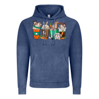 Vintage Denim rabbit coffee cups Vintage Hoodie - texasbilliewilder