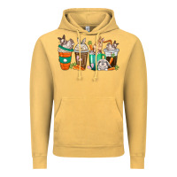 Vintage Mustard rabbit coffee cups Vintage Hoodie - texasbilliewilder
