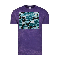 Cloud Purple blue camouflage glitter Vintage Tee - BarkalooDesign