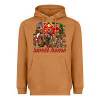 Meerkat Army Christmas home sweet home Heavyweight Hoodie - NancyCooperArtShop