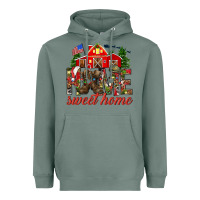 Sage Army Christmas home sweet home Heavyweight Hoodie - NancyCooperArtShop