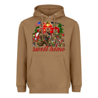 Toasted Coconut Army Christmas home sweet home Heavyweight Hoodie - NancyCooperArtShop