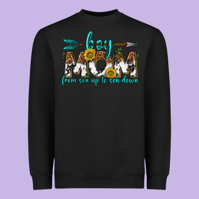 Heavyweight Sweatshirt boy mom from son up to son down  western