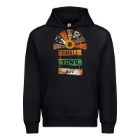 Black small town girl western windmill wooden boards Urban Hoodie - Jasminsmagicworld