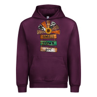 Mauve Wine small town girl western windmill wooden boards Urban Hoodie - Jasminsmagicworld