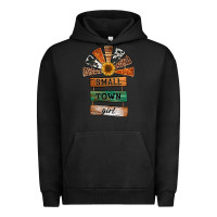 Pigment Black small town girl western windmill wooden boards Urban Hoodie - Jasminsmagicworld