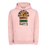 Pigment Salmon small town girl western windmill wooden boards Urban Hoodie - Jasminsmagicworld