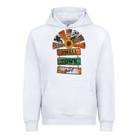 White small town girl western windmill wooden boards Urban Hoodie - Jasminsmagicworld