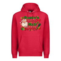 Cardinal santas favorite hair stylist Premium Hoodie - MaliasSmallBusiness