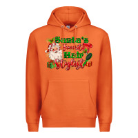 Carrot santas favorite hair stylist Premium Hoodie - MaliasSmallBusiness