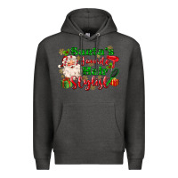 Charcoal Heather santas favorite hair stylist Premium Hoodie - MaliasSmallBusiness
