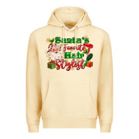 Pina Colada santas favorite hair stylist Premium Hoodie - MaliasSmallBusiness