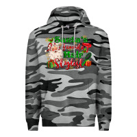Slate Camo santas favorite hair stylist Premium Hoodie - MaliasSmallBusiness