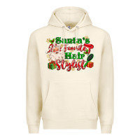 Tofu santas favorite hair stylist Premium Hoodie - MaliasSmallBusiness